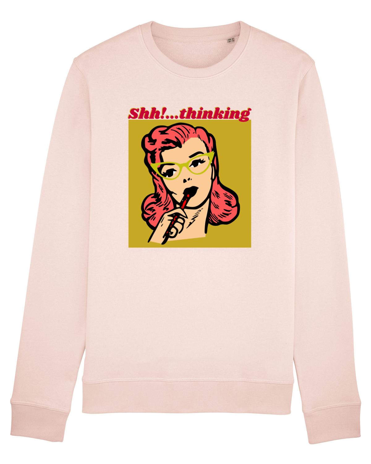 Bluză mânecă lungă Unisex Rise Candy Pink