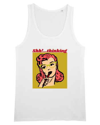 Funny Retro Comic Book Woman White