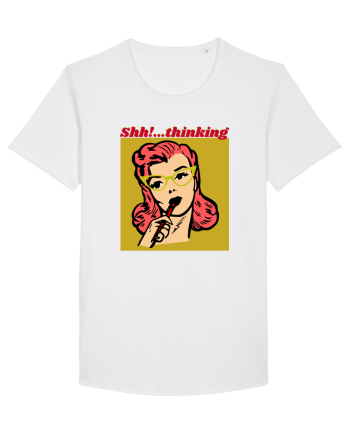 Funny Retro Comic Book Woman White