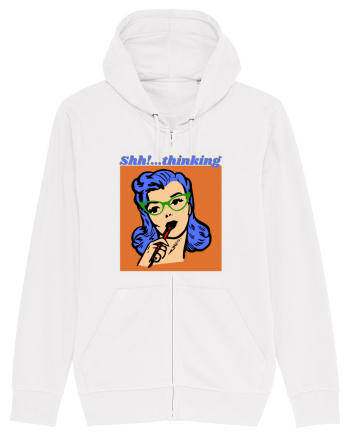 Funny Retro Comic Book Woman White