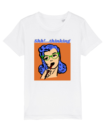 Funny Retro Comic Book Woman White