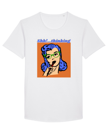 Funny Retro Comic Book Woman White