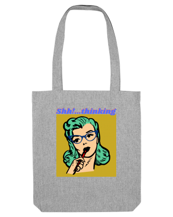 Funny Retro Comic Book Woman Heather Grey