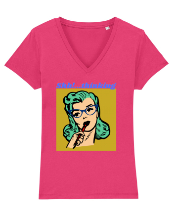 Funny Retro Comic Book Woman Raspberry