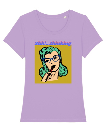 Funny Retro Comic Book Woman Lavender Dawn
