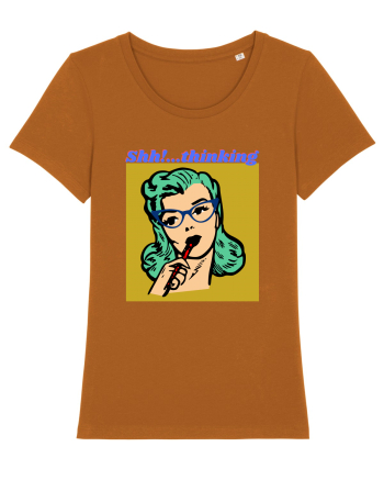 Funny Retro Comic Book Woman Roasted Orange