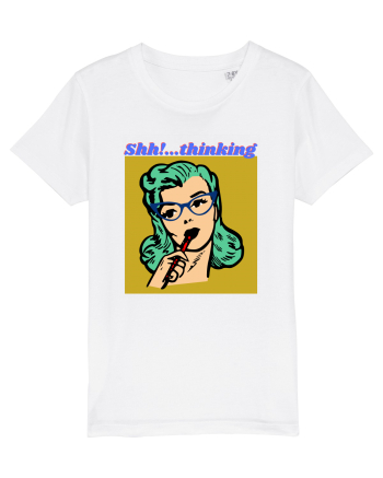 Funny Retro Comic Book Woman White
