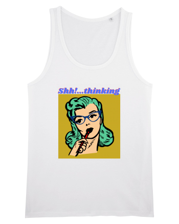 Funny Retro Comic Book Woman White