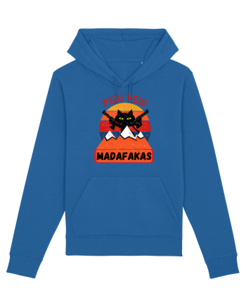 Funny Pew Pew Madafakas Cat Royal Blue