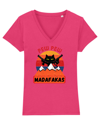 Funny Pew Pew Madafakas Cat Raspberry