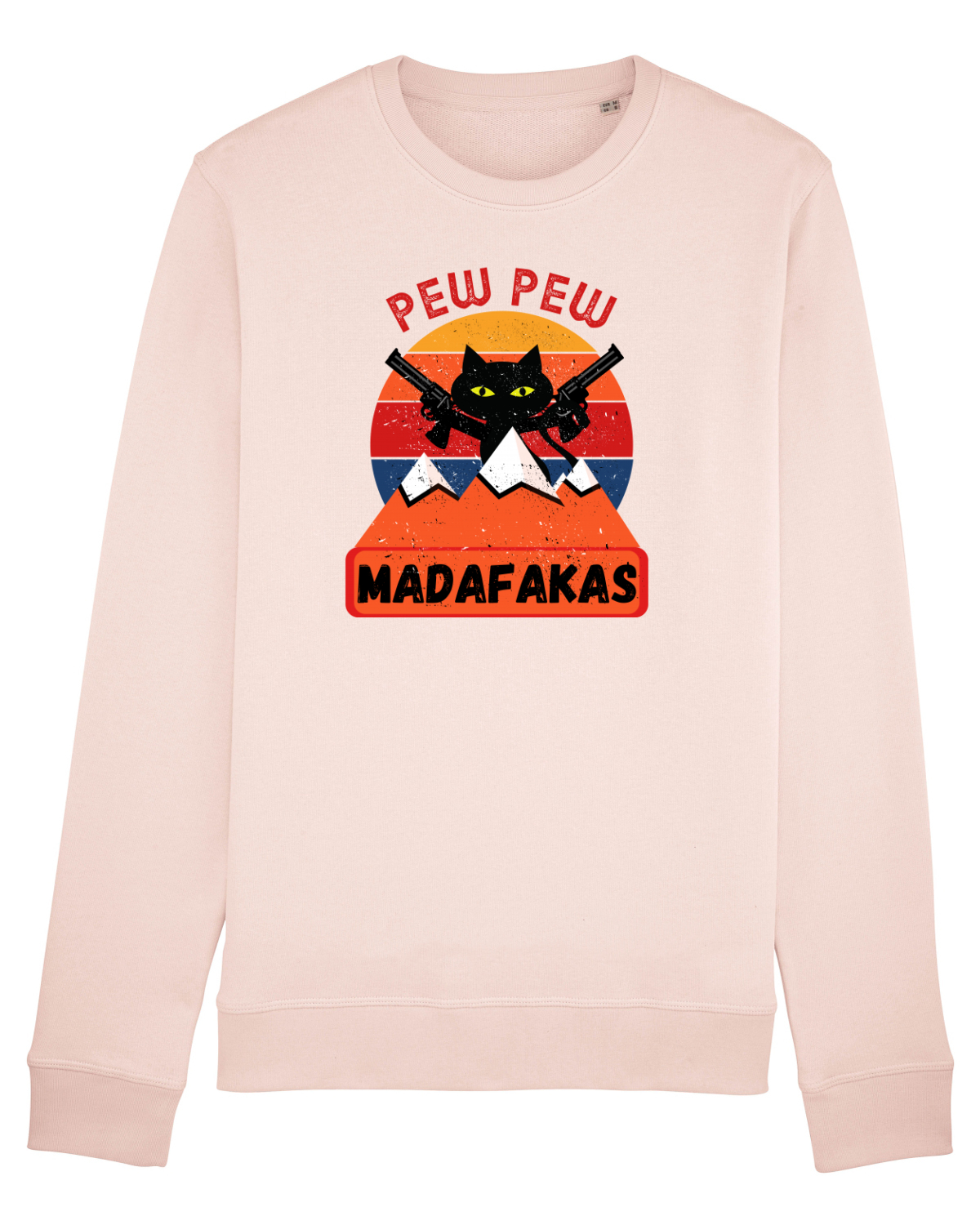Bluză mânecă lungă Unisex Rise Candy Pink