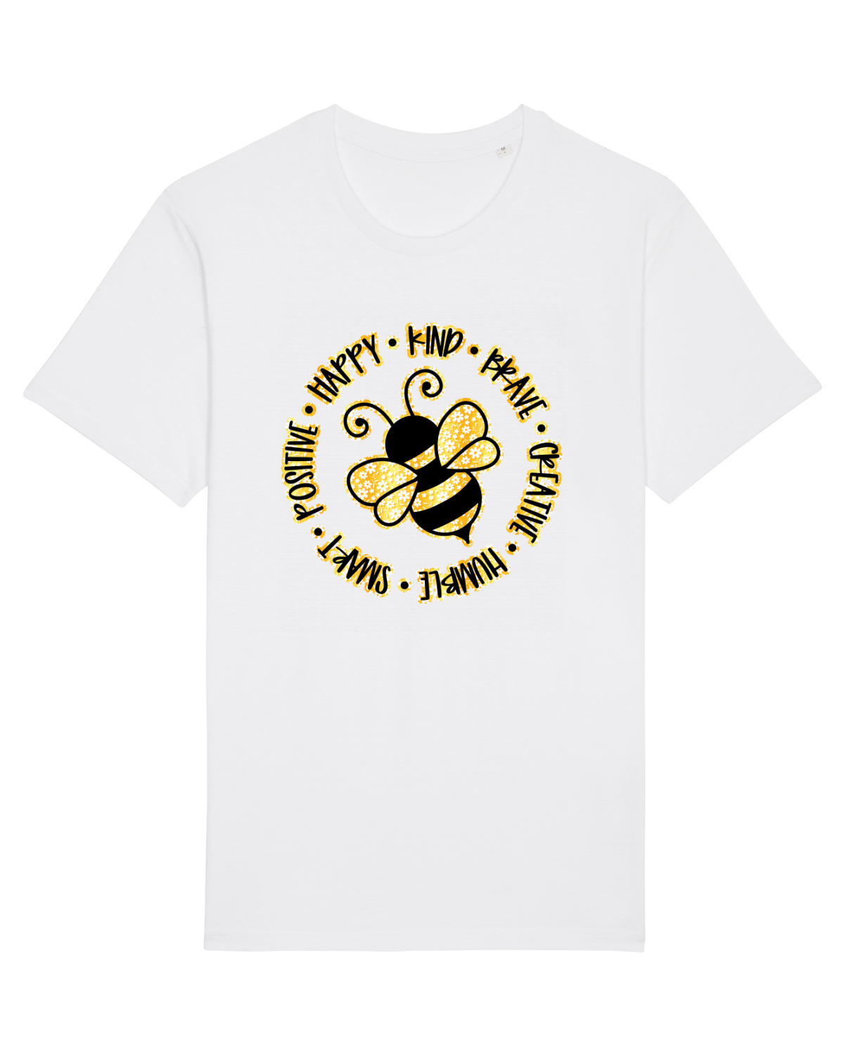 Tricou mânecă scurtă Unisex Rocker White