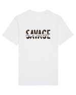 I'm a SAVAGE - Leopard Tricou mânecă scurtă Unisex Rocker