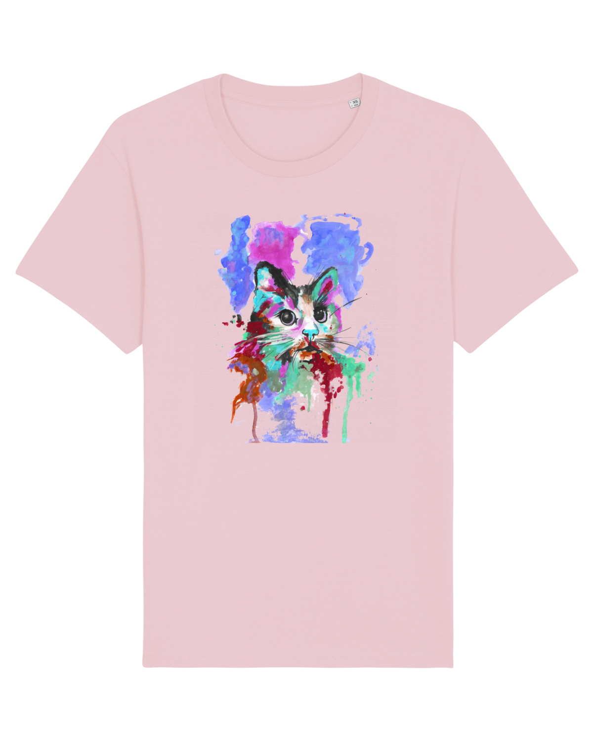Tricou mânecă scurtă Unisex Rocker Cotton Pink