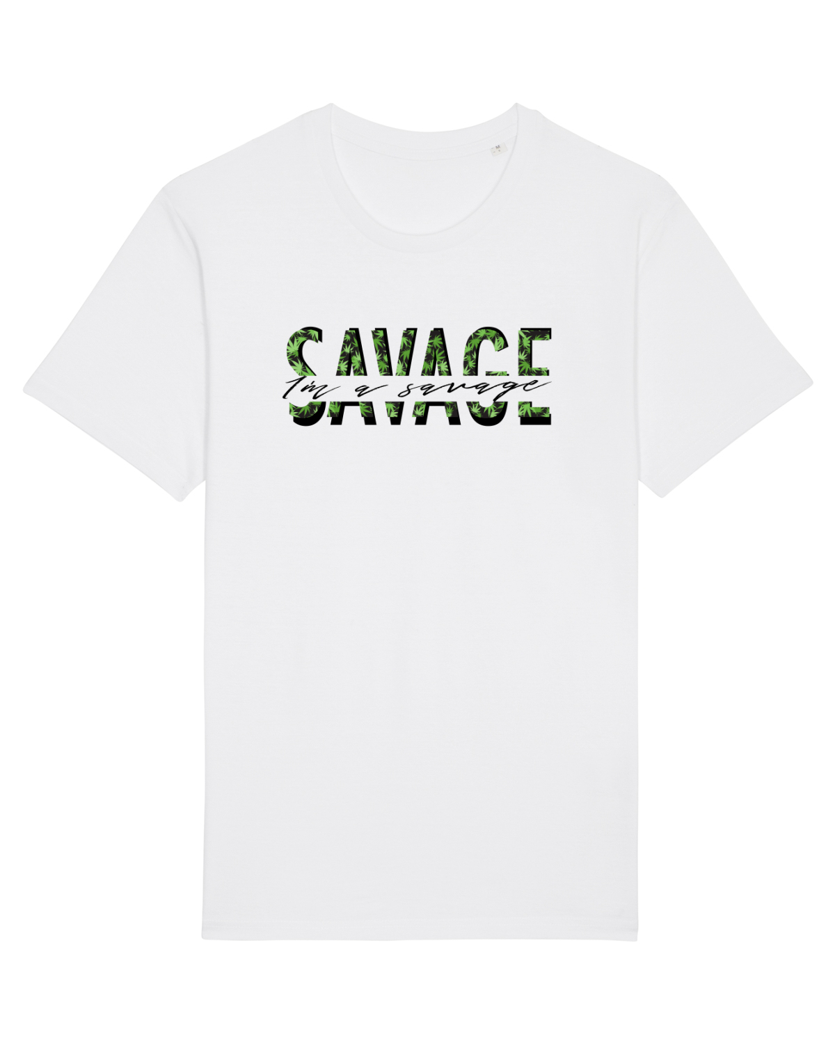 Tricou mânecă scurtă Unisex Rocker White