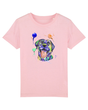 Happy Dog Cotton Pink