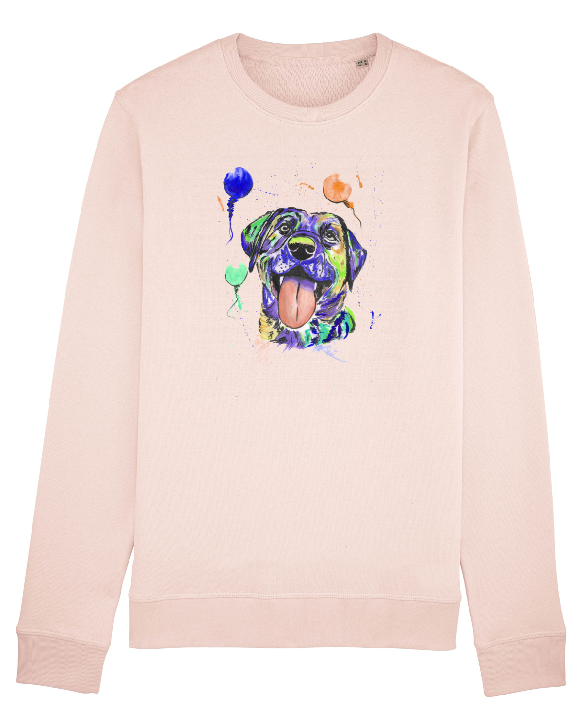 Bluză mânecă lungă Unisex Rise Candy Pink