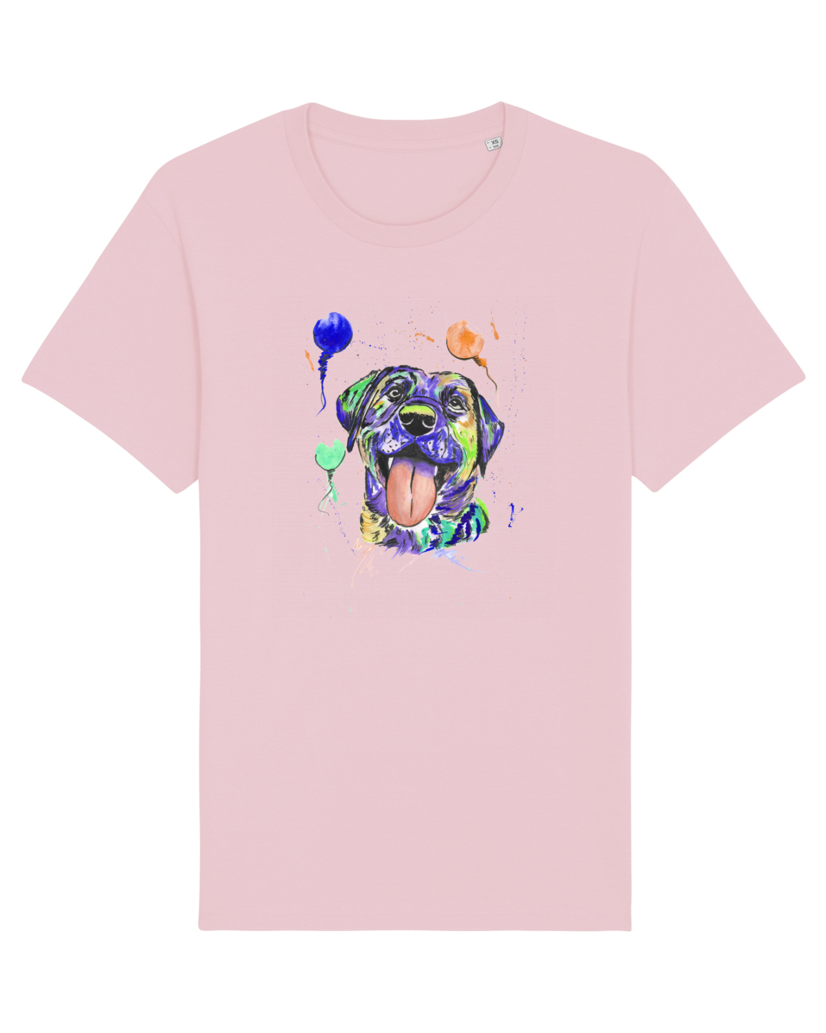 Tricou mânecă scurtă Unisex Rocker Cotton Pink