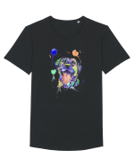 Happy Dog Tricou mânecă scurtă guler larg Bărbat Skater