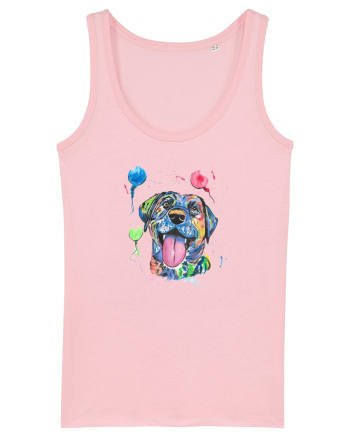 Happy Dog Cotton Pink