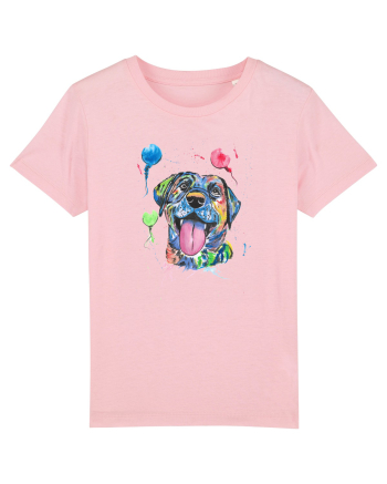 Happy Dog Cotton Pink