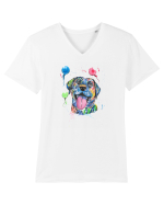 Happy Dog Tricou mânecă scurtă guler V Bărbat Presenter