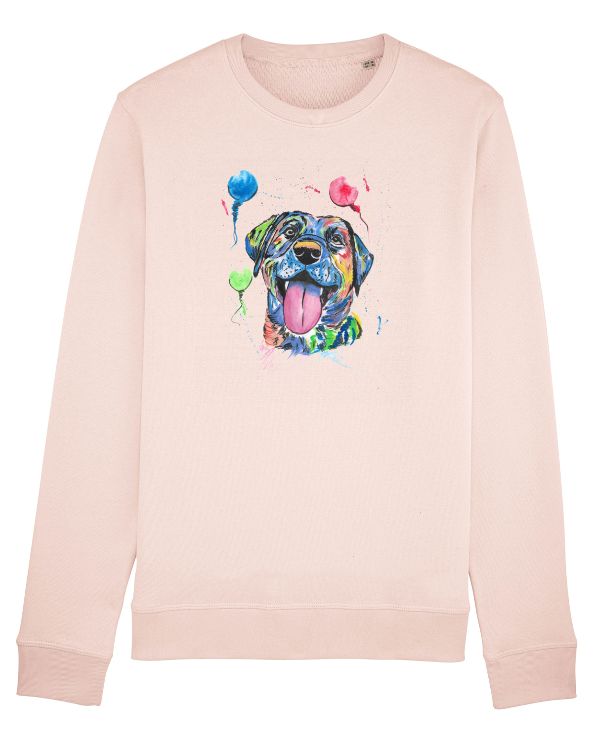 Bluză mânecă lungă Unisex Rise Candy Pink