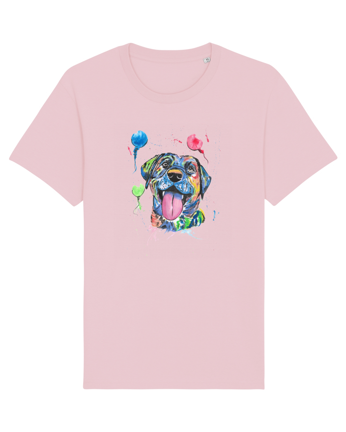 Tricou mânecă scurtă Unisex Rocker Cotton Pink