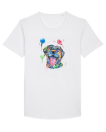 Happy Dog Tricou mânecă scurtă guler larg Bărbat Skater