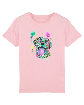 Happy Dog Cotton Pink