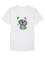 Happy Dog Tricou mânecă scurtă guler larg Bărbat Skater