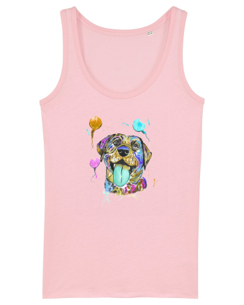 Happy Dog Cotton Pink