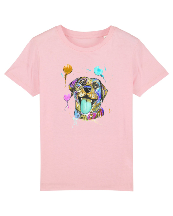 Happy Dog Cotton Pink