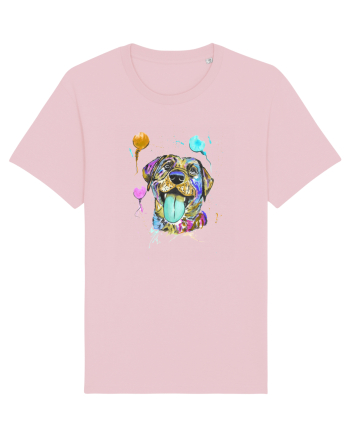 Happy Dog Cotton Pink