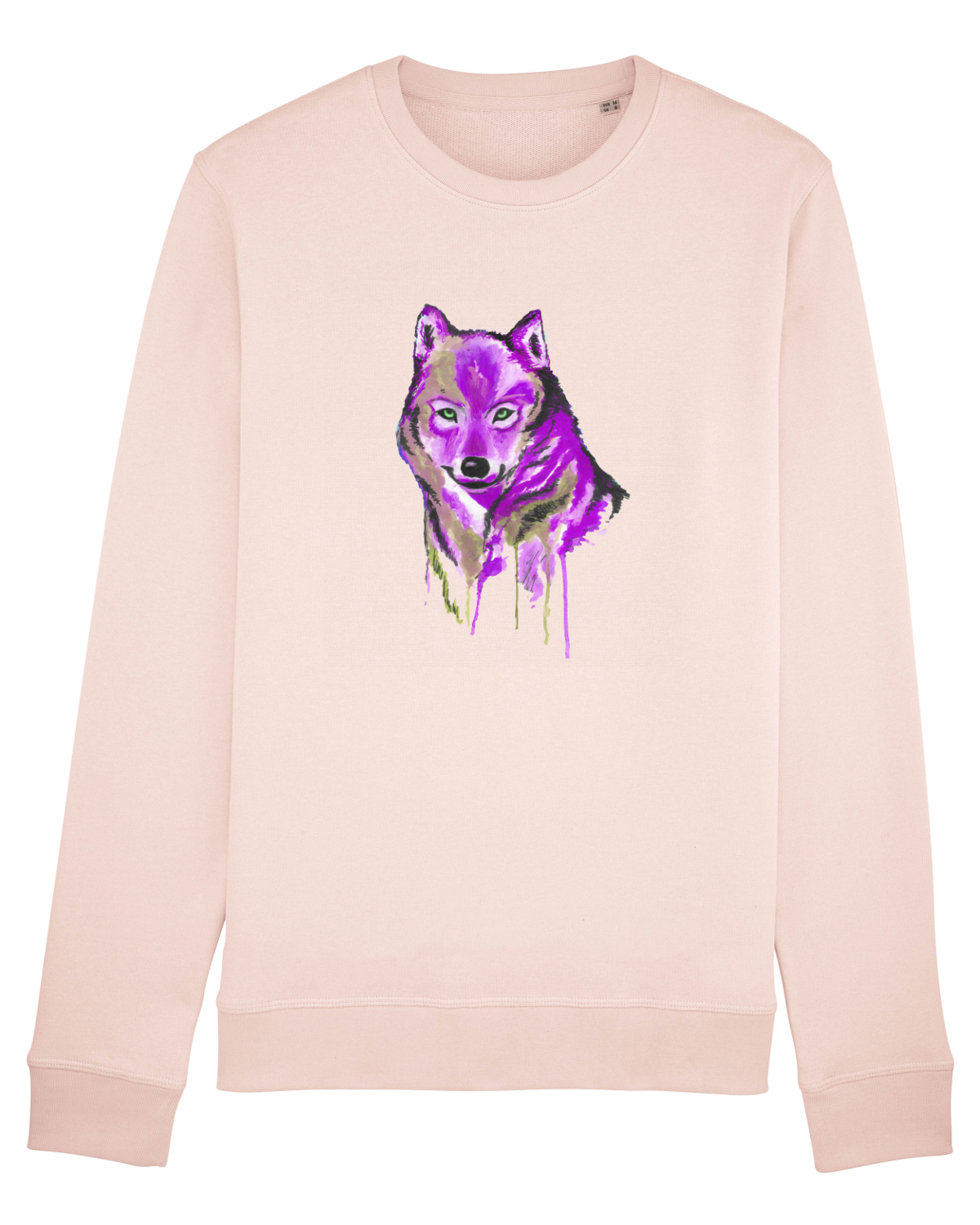 Bluză mânecă lungă Unisex Rise Candy Pink