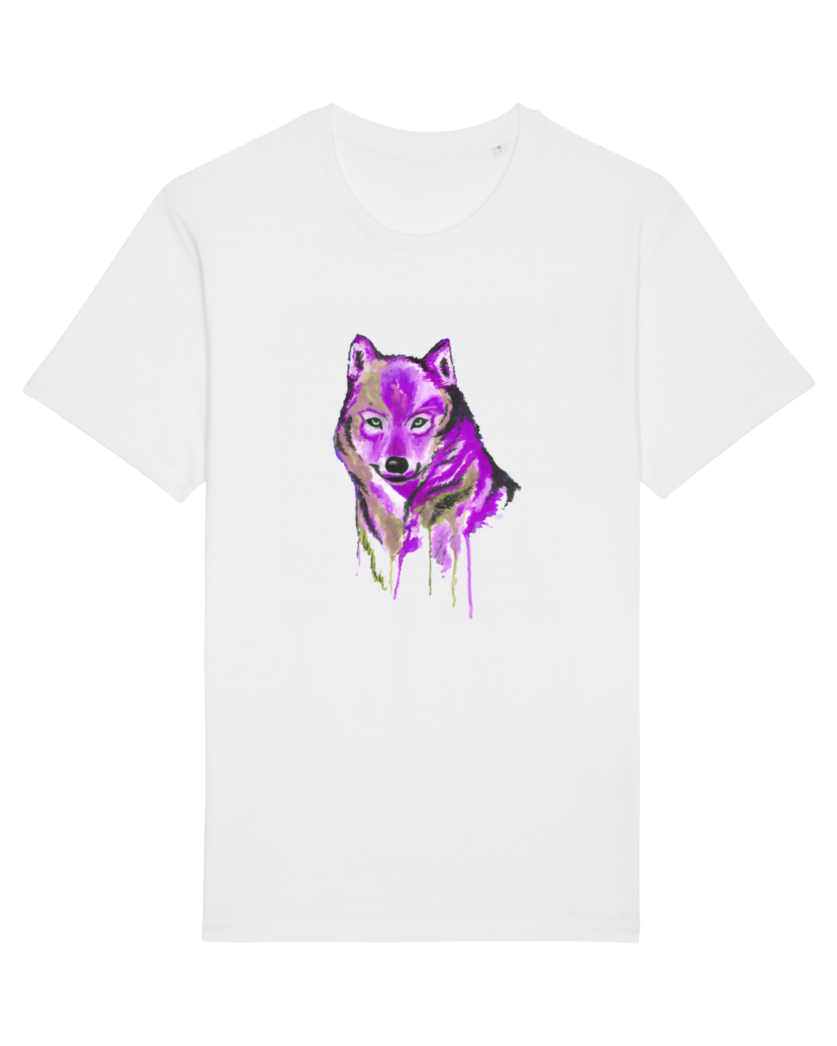 Tricou mânecă scurtă Unisex Rocker White