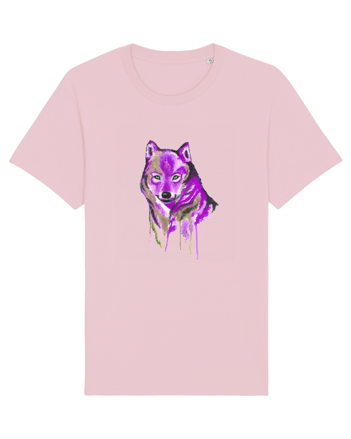 Tricou mânecă scurtă Unisex Rocker Cotton Pink