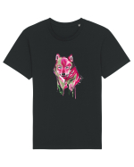 Lup portret Tricou mânecă scurtă Unisex Rocker