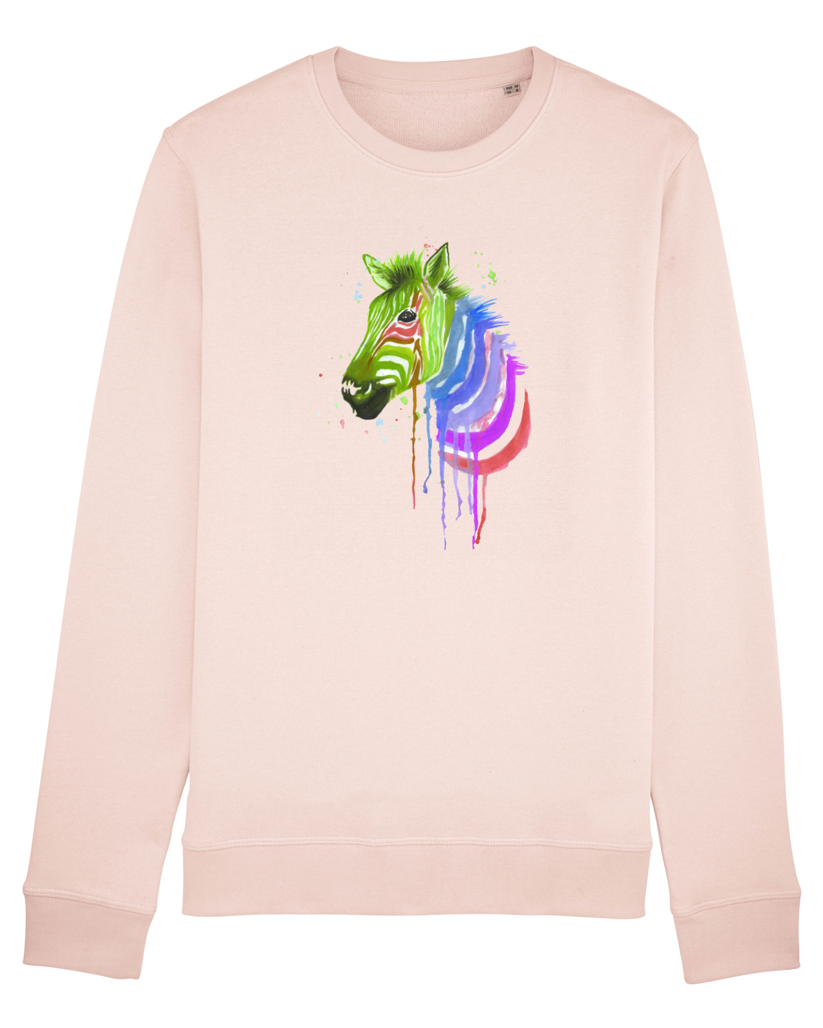 Bluză mânecă lungă Unisex Rise Candy Pink