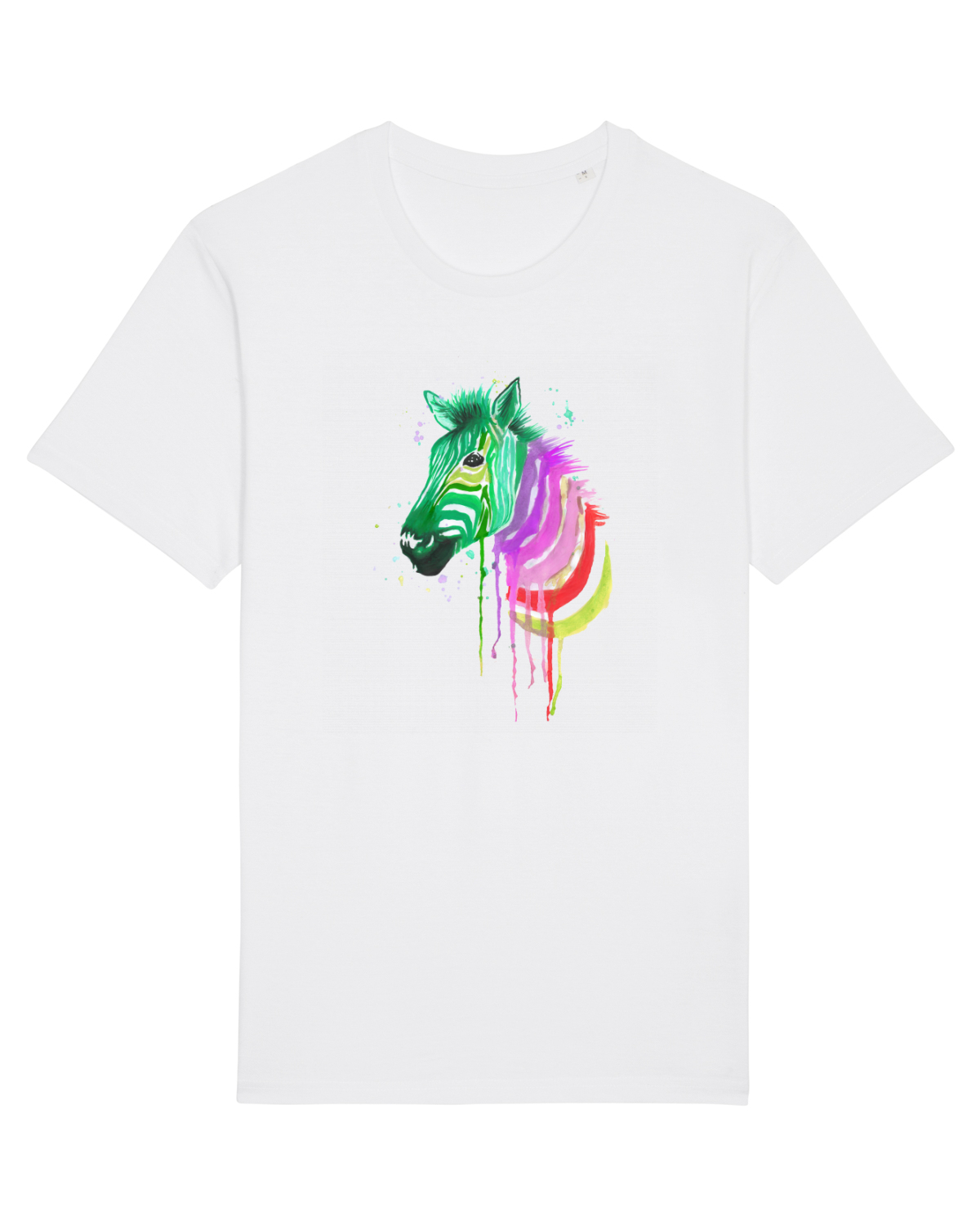 Tricou mânecă scurtă Unisex Rocker White