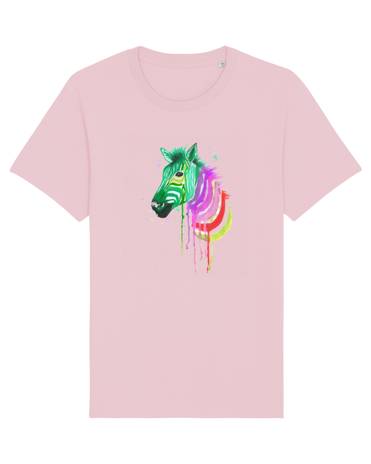 Tricou mânecă scurtă Unisex Rocker Cotton Pink
