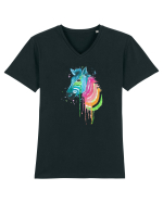 Zebra Tricou mânecă scurtă guler V Bărbat Presenter