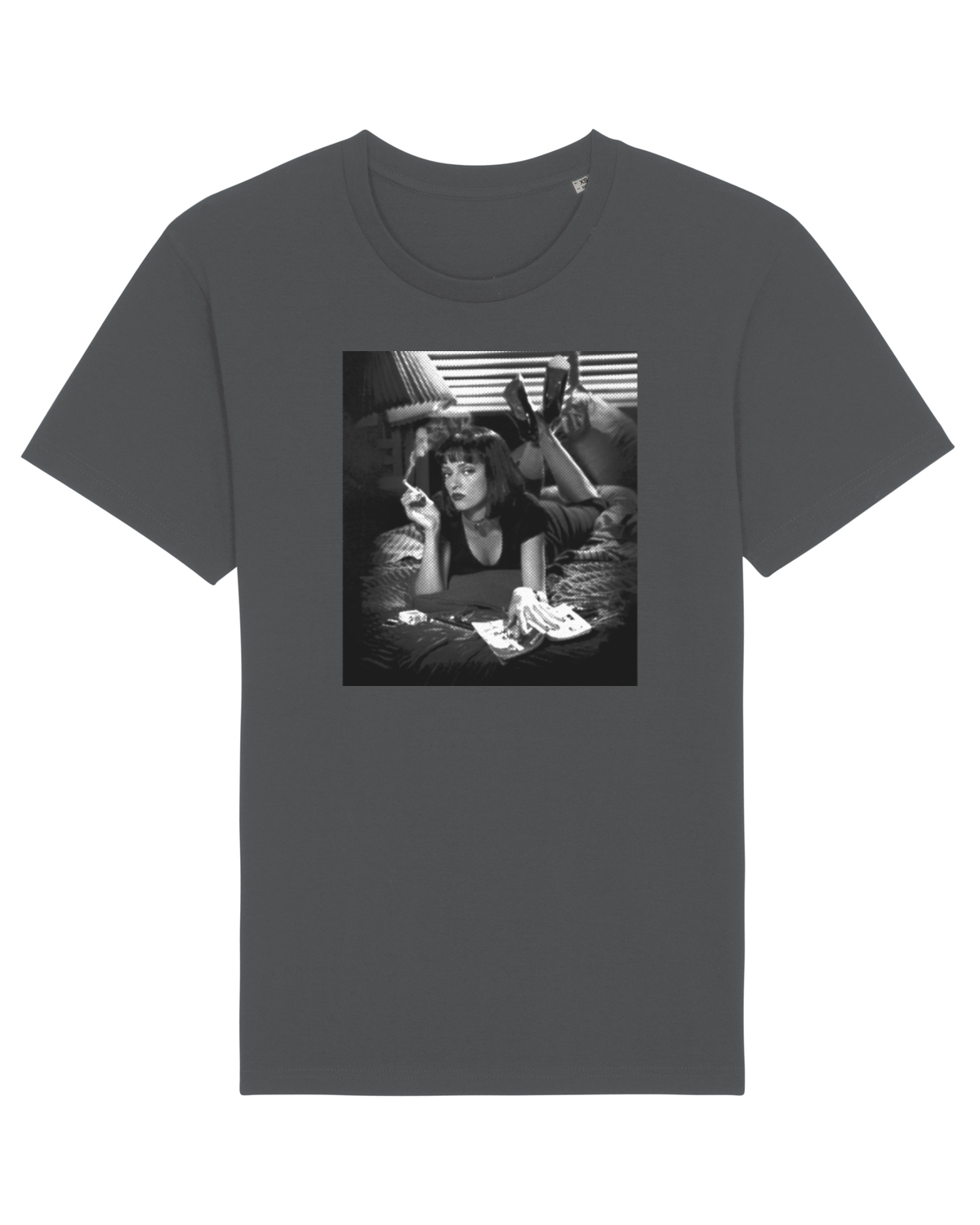 Tricou mânecă scurtă Unisex Rocker Anthracite