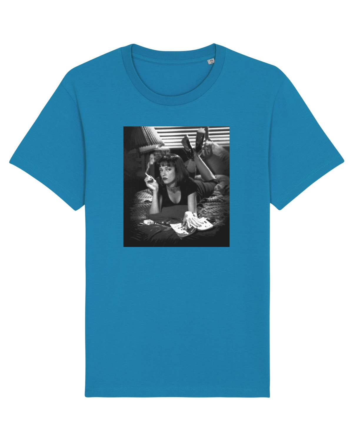 Tricou mânecă scurtă Unisex Rocker Azur