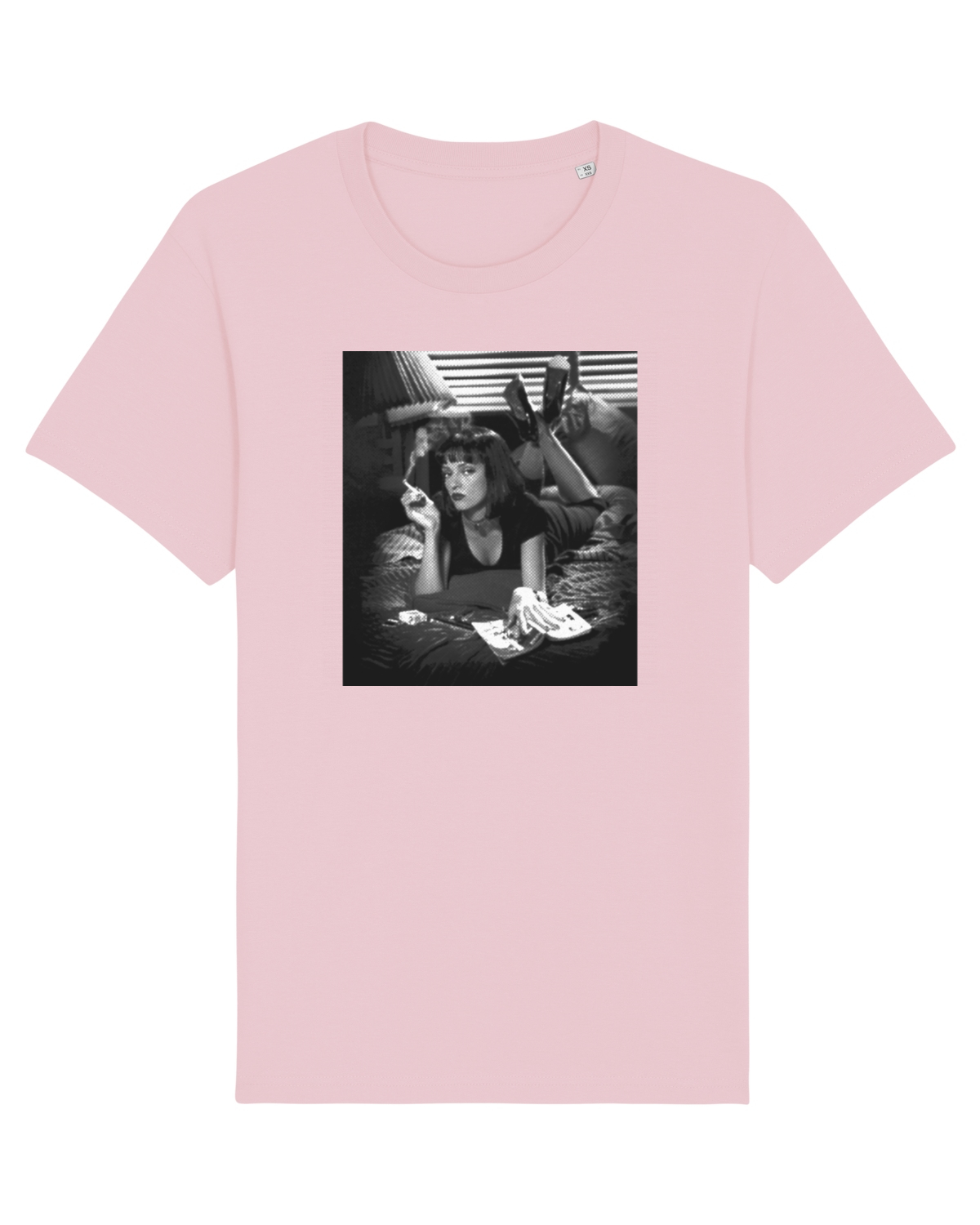 Tricou mânecă scurtă Unisex Rocker Cotton Pink