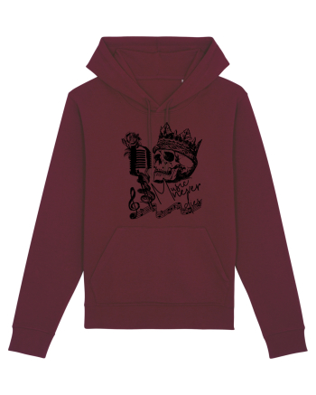 MUSIC Never Dies Burgundy