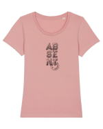 Absent (& that's wassup!) Tricou mânecă scurtă guler larg fitted Damă Expresser