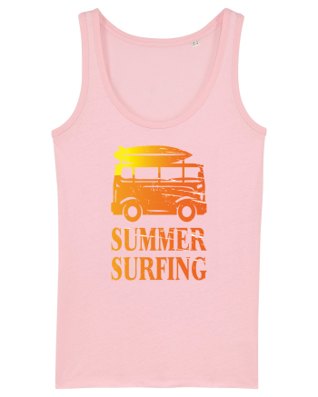 Summer Surfing Van Cotton Pink