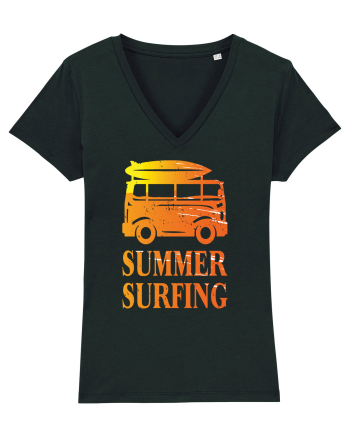 Summer Surfing Van Black