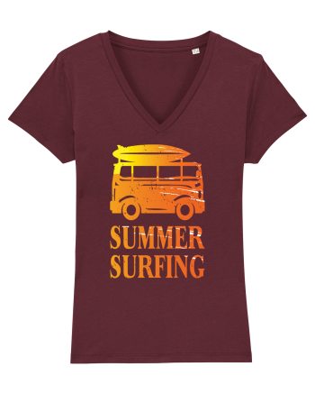 Summer Surfing Van Burgundy